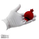 شمع انار برجسته مخملی قرمز تم شب یلدا 2عددی