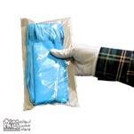 پرده تزیینی متالایز آبی 1*2 متر